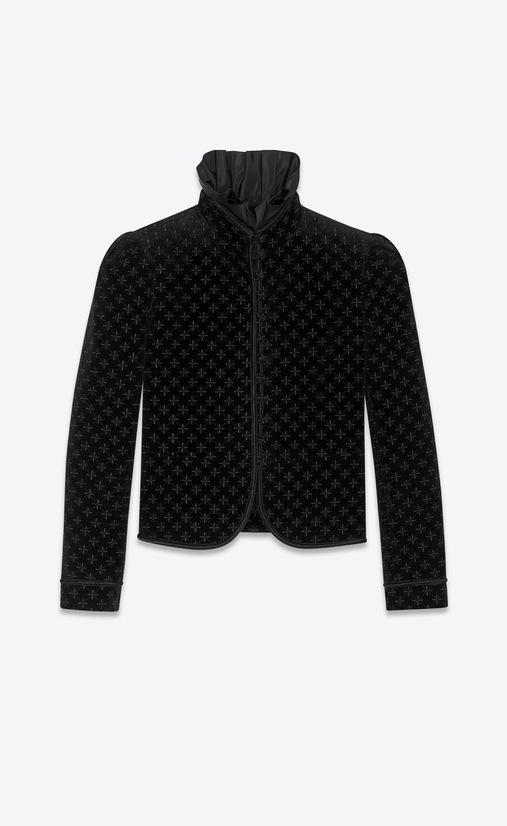 cornelly embroidered velvet jacket